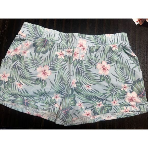 Macy’s Roudelain NEW size XL pajama set - tank/shorts Agatha tropical print - Picture 3 of 6